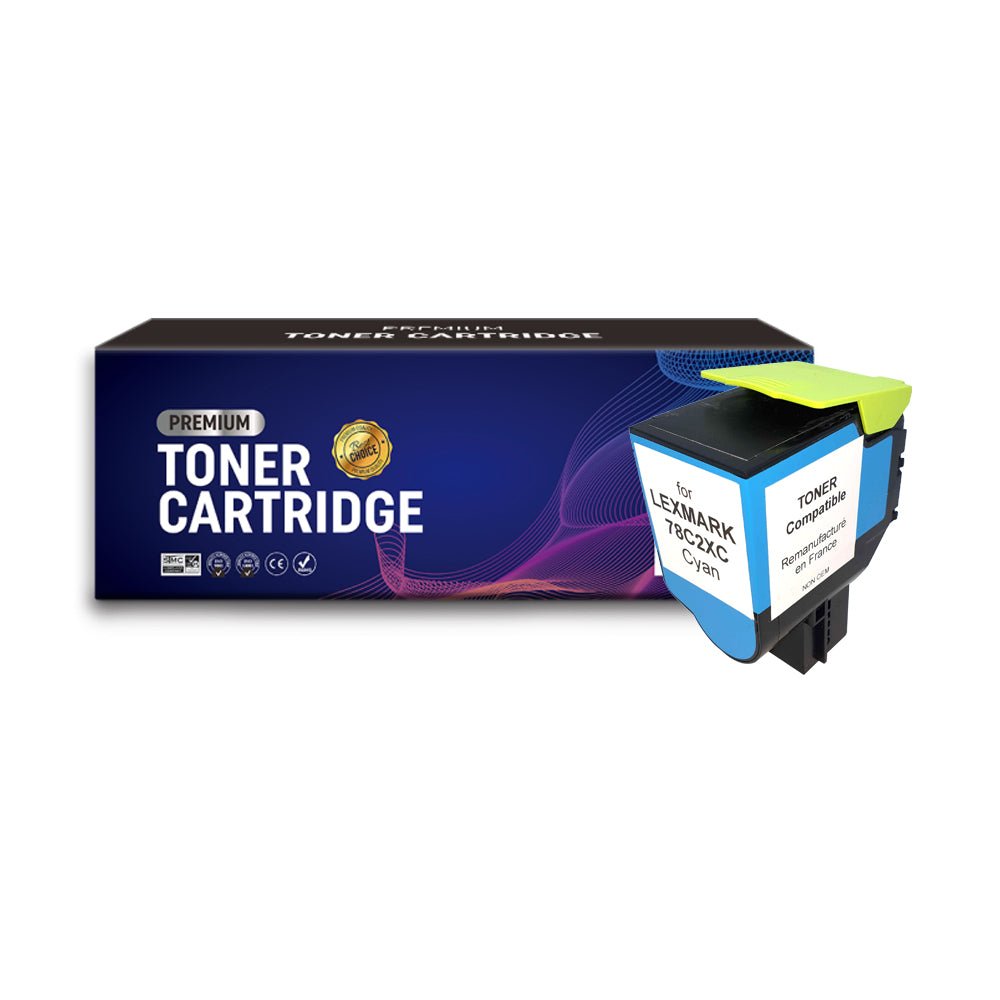 Cartouche de toner Compatible Lexmark 78C2XC0 Cyan 5000pages - KERA FRANCE Cartouche de toner Compatible Lexmark 78C2XC0 Cyan 5000pages - KERA FRANCE